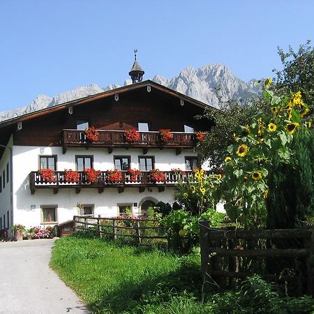 Bio-Bauernhof Rettenbachgut Werfen Bagian luar foto