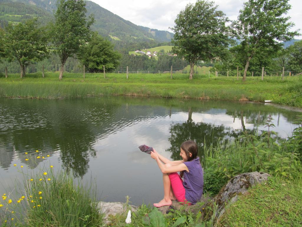 Bio-Bauernhof Rettenbachgut Werfen Bagian luar foto